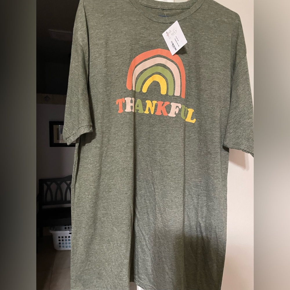 Thankful Graphic Tshirt XXL